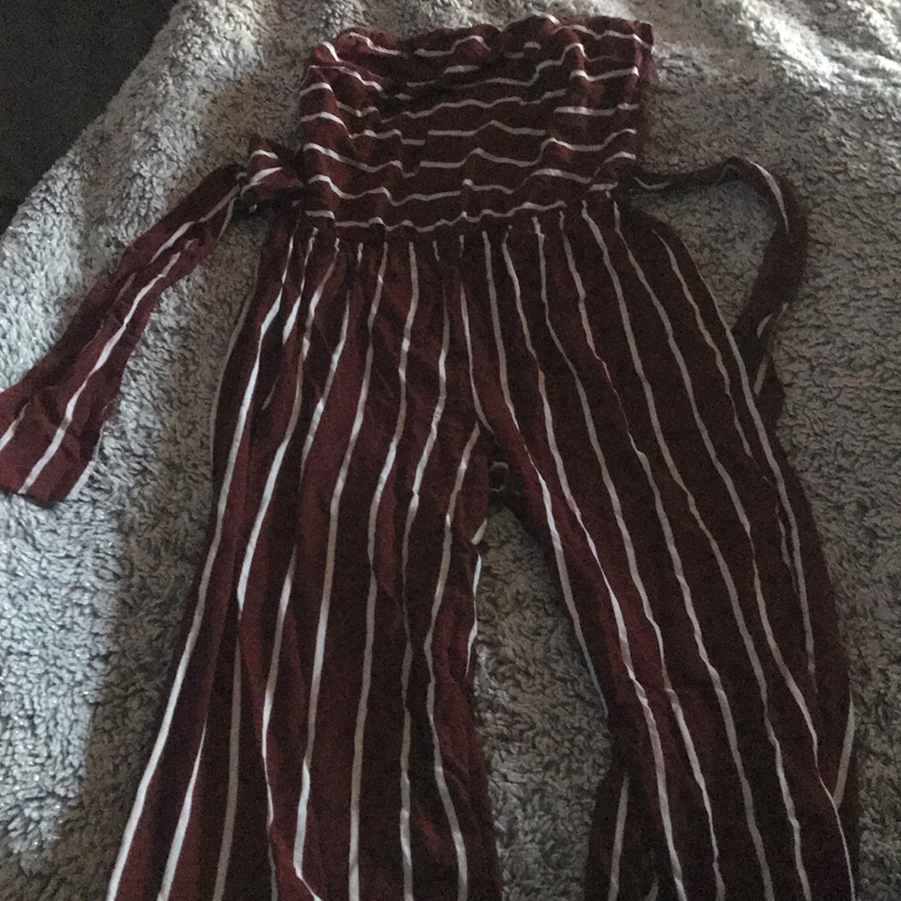 Strapless jumpsuit